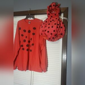 Mama and Me Lady Bug Halloween Costumes 0-12 months/2X